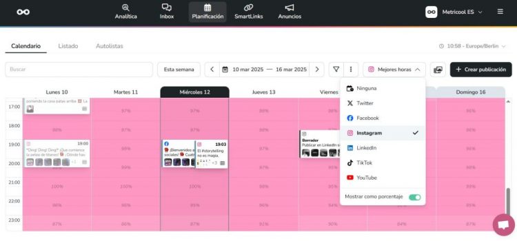 Content marketing y seguimiento de redes sociales: cómo medir lo que importa (y por qué Metricool es un caso de libro) Content marketing y seguimiento de redes sociales: cómo medir lo que importa (y por qué Metricool es un caso de libro)